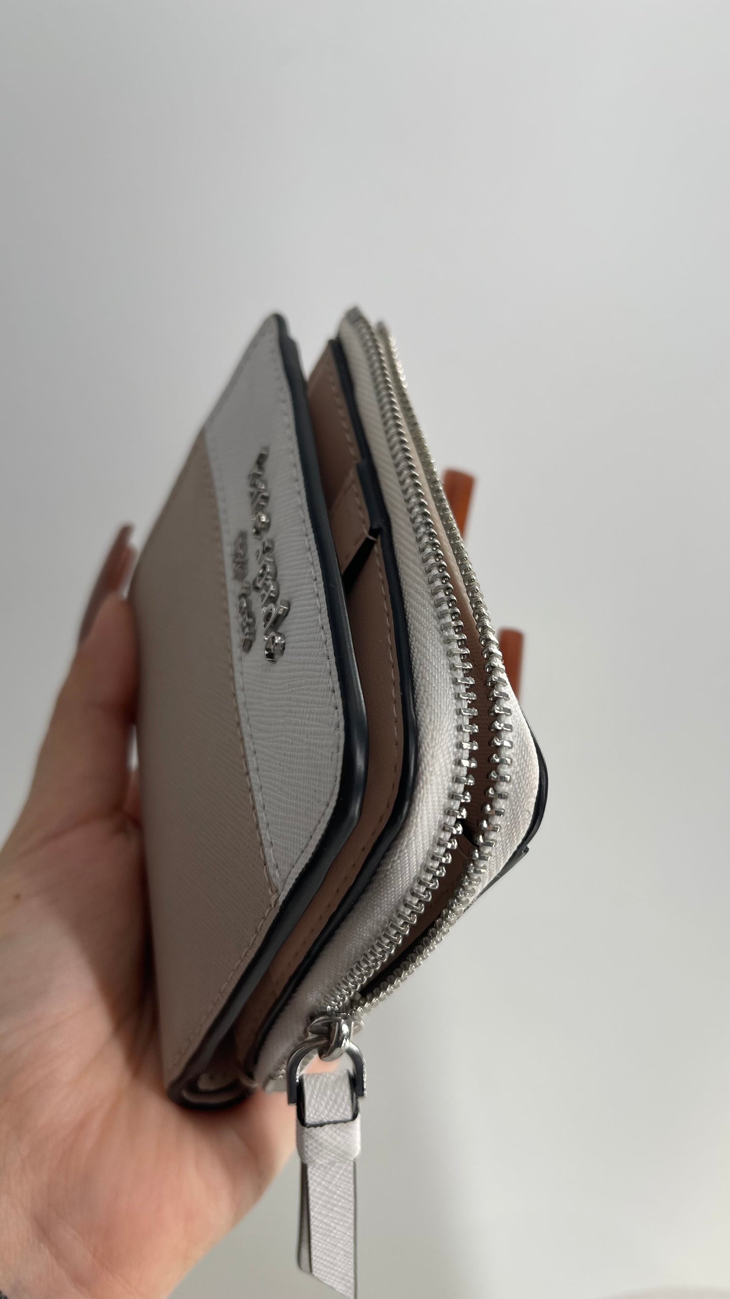Kate Spade Tan and White Wallet with Tags Attached