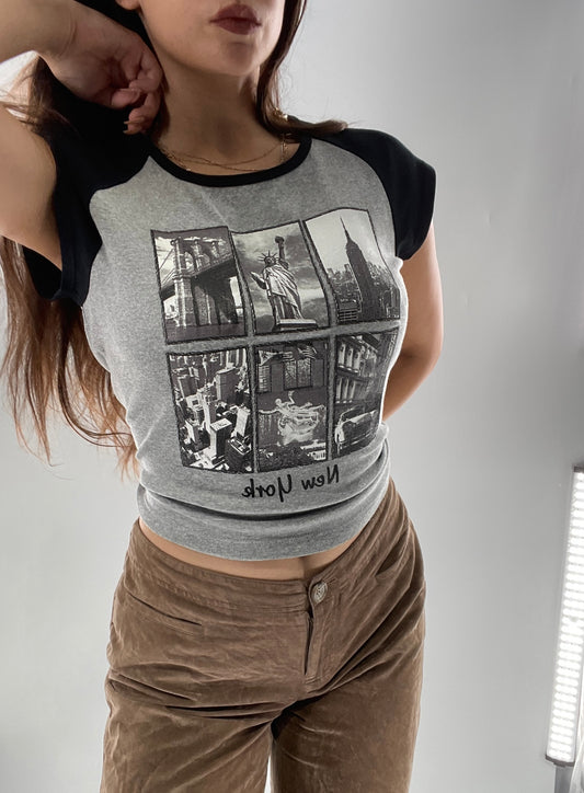 Deadstock 1990s Vintage Kavio! New York Glitter Baby T (XL)