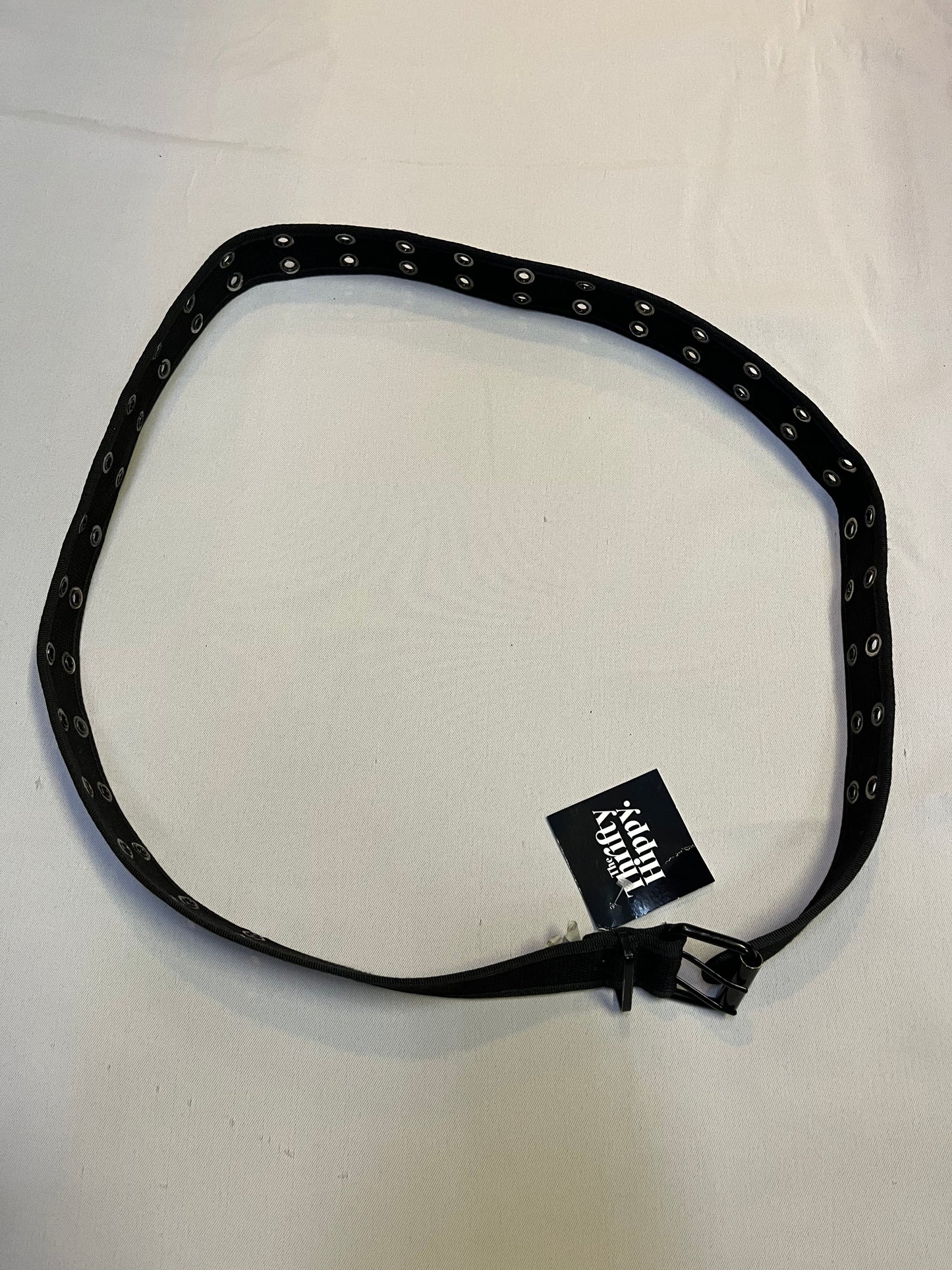Vintage Black Tactical Grommet Belt (XXL)