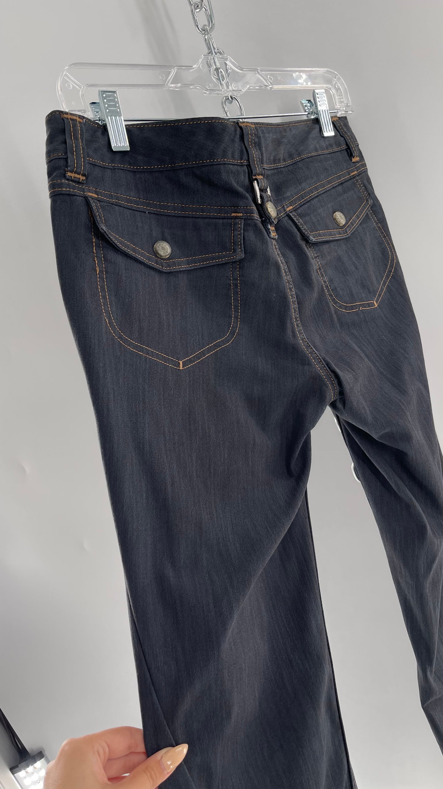 Athleta Flare Denim Cargos (6)