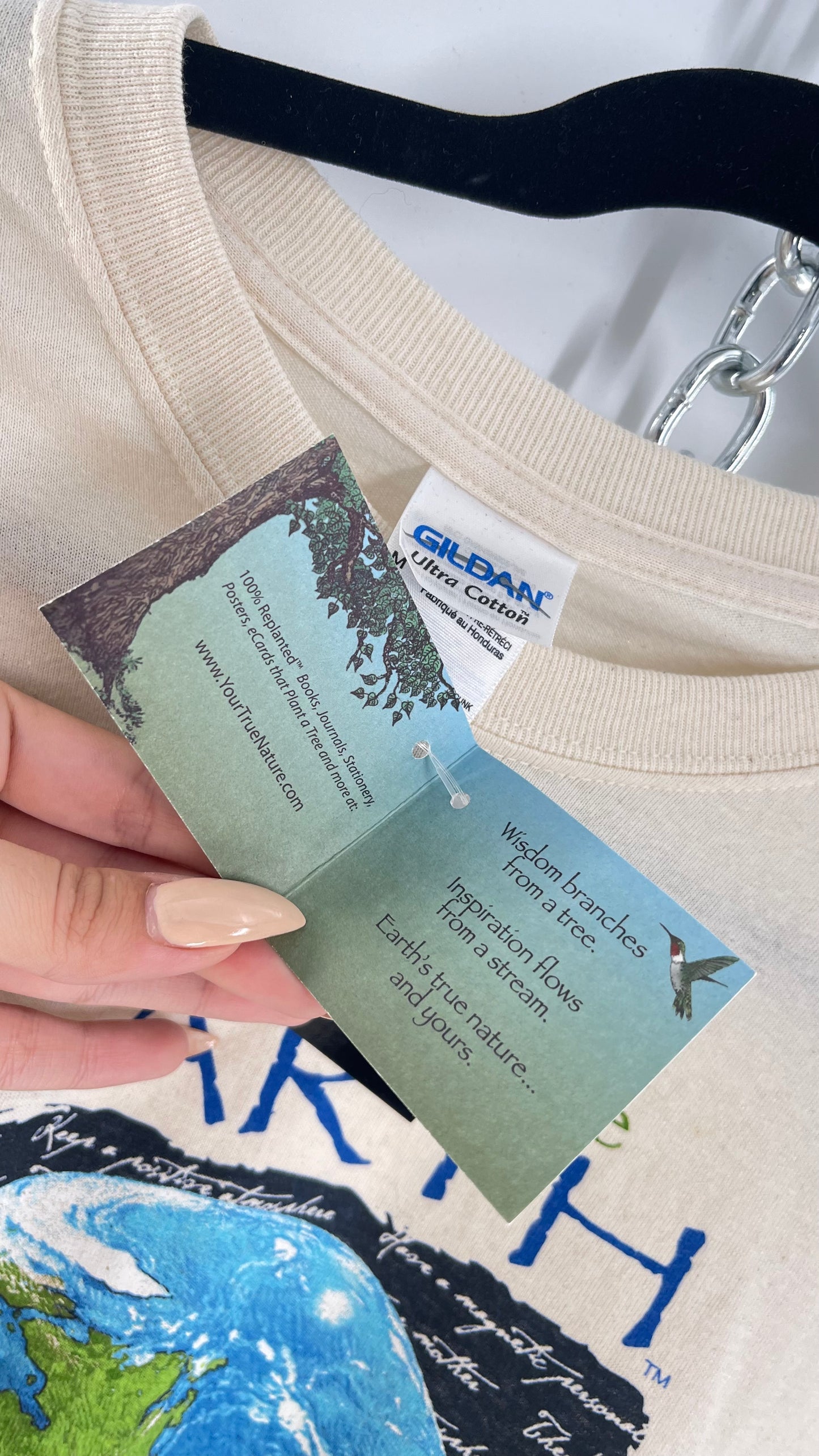 Deadstock Vintage Advice from Earth T Shirt (Medium)