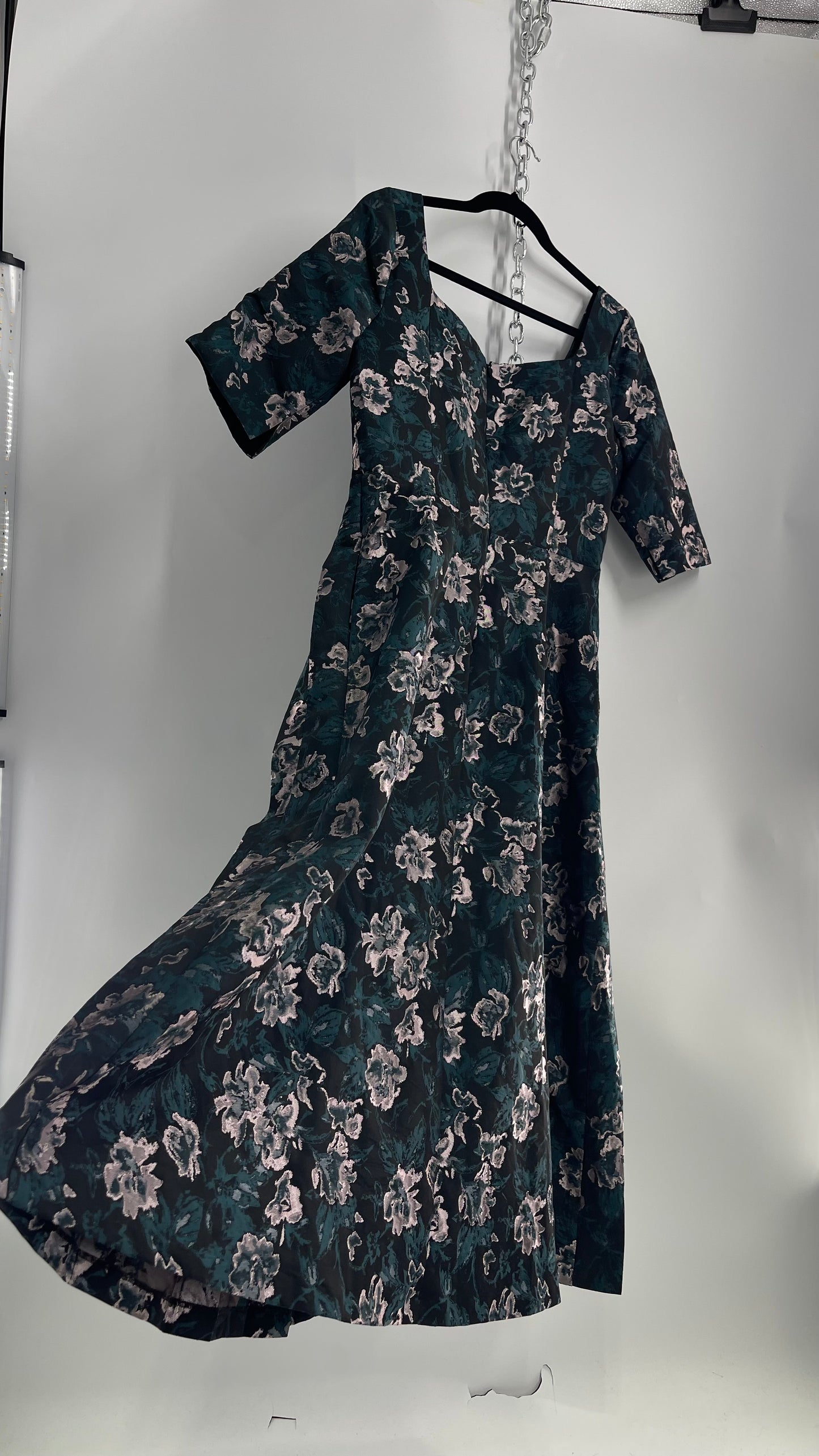Kay Unger New York Jacquard Tapestry Dress (10)