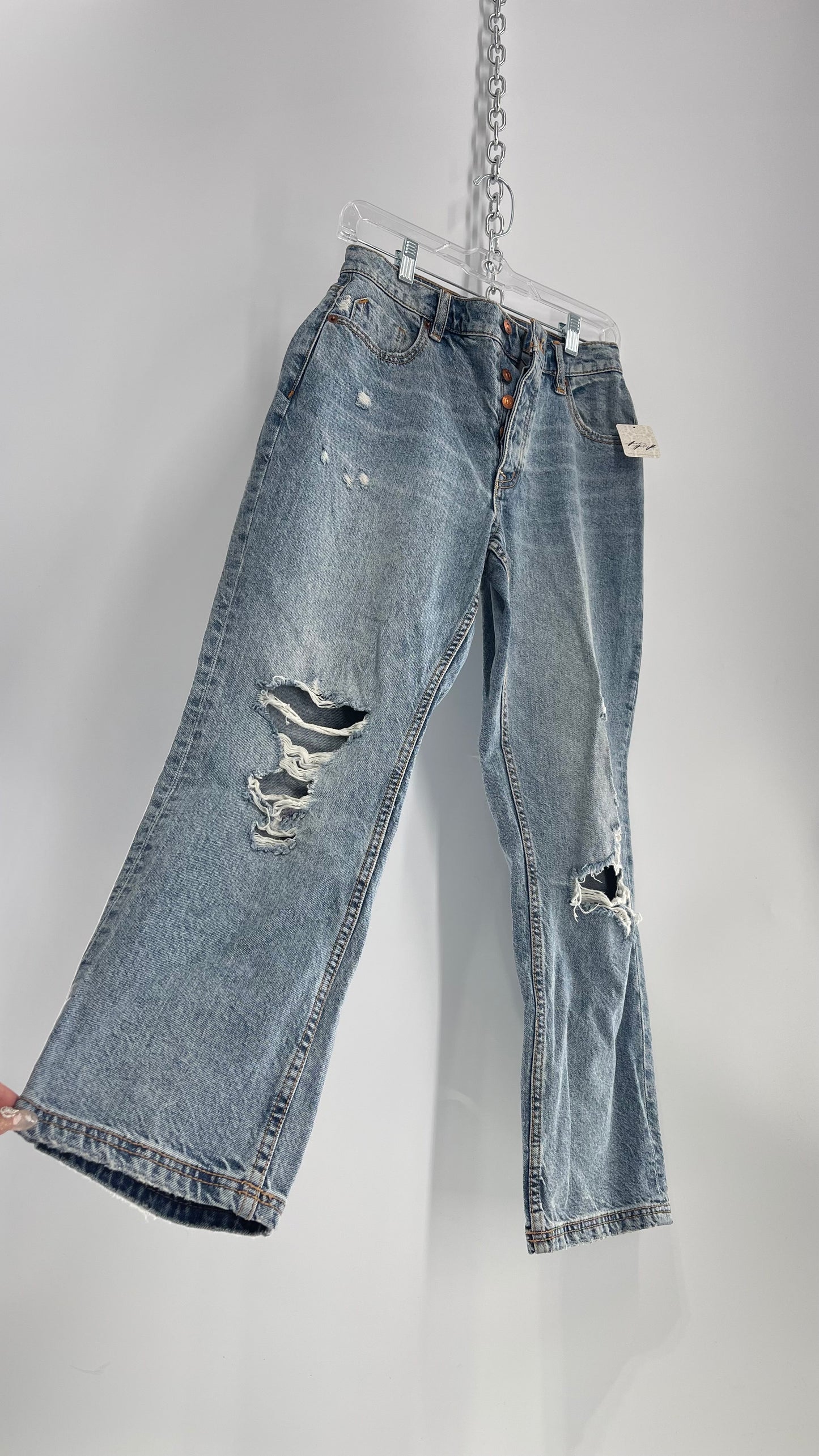 Free People Distressed Jeans with Tags Attached (26)