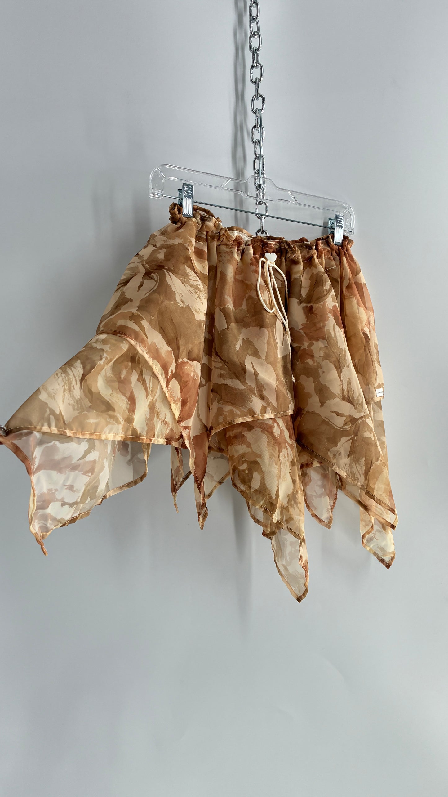 Handmade Handkerchief Hem Mini Skirt