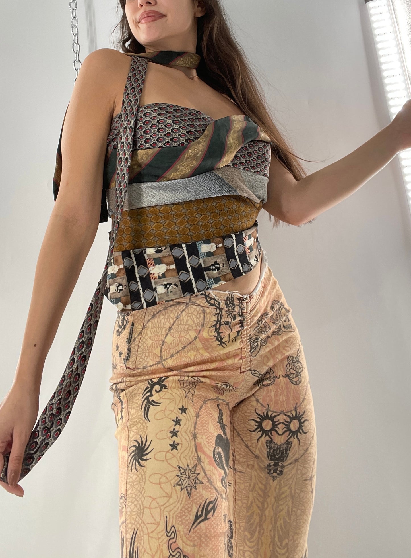All Tied Up Custom Handmade Top (One Size)