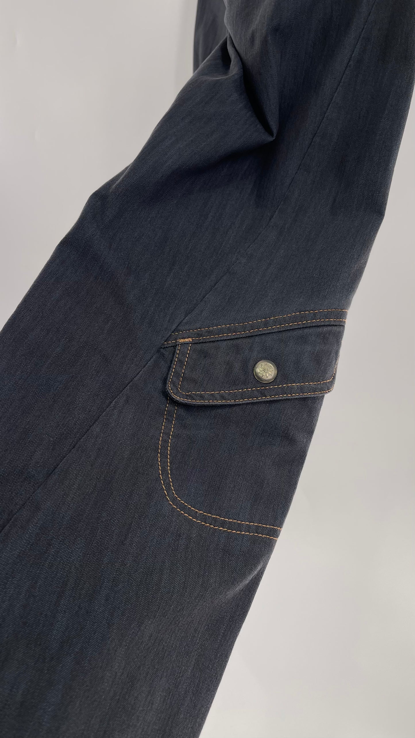 Athleta Flare Denim Cargos (6)