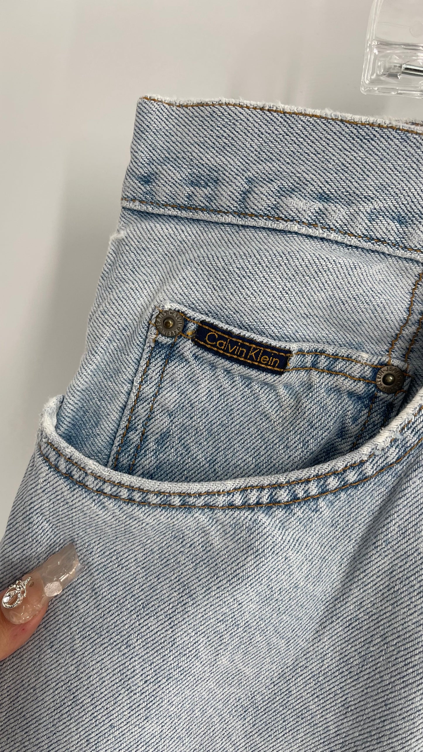 Vintage Calvin Klein Light Wash Jeans (38)