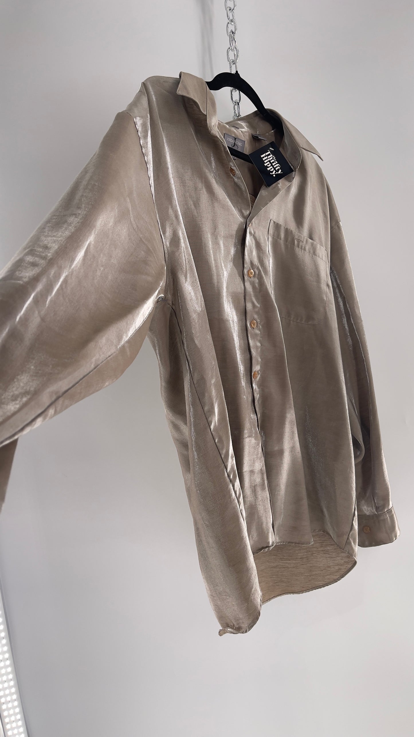 Jordan Craig Molten Metal Button Up (XXL)