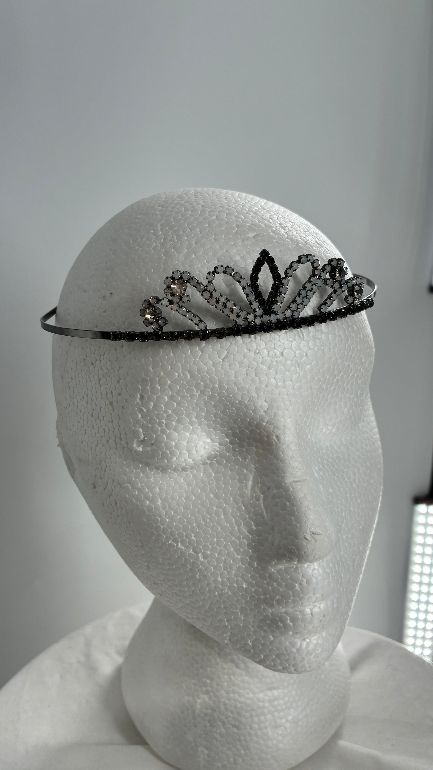 Free People Metal Rhinestone Tiara Headband