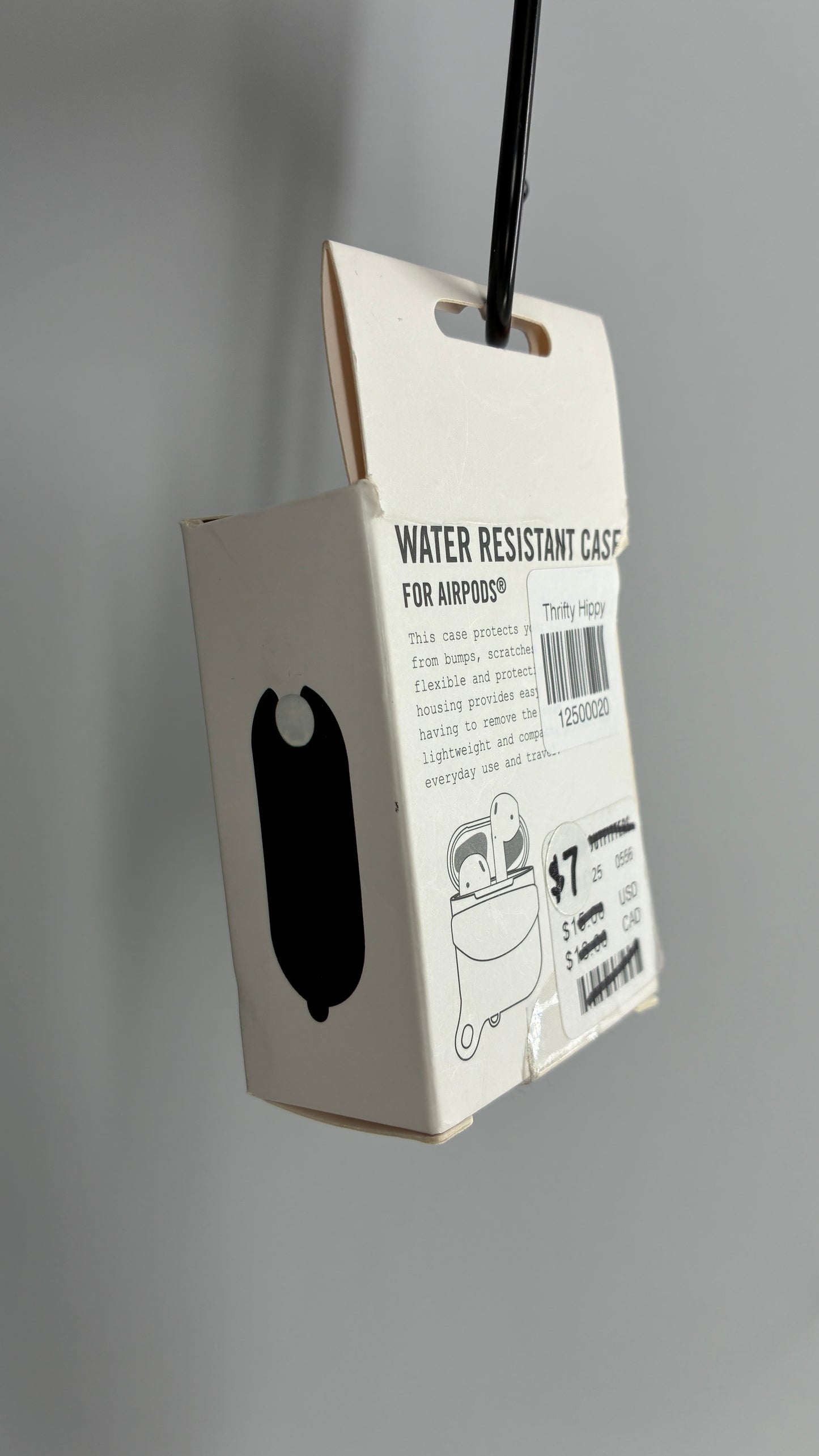 Urban Outfitters Black Water Resistant AirPods Case