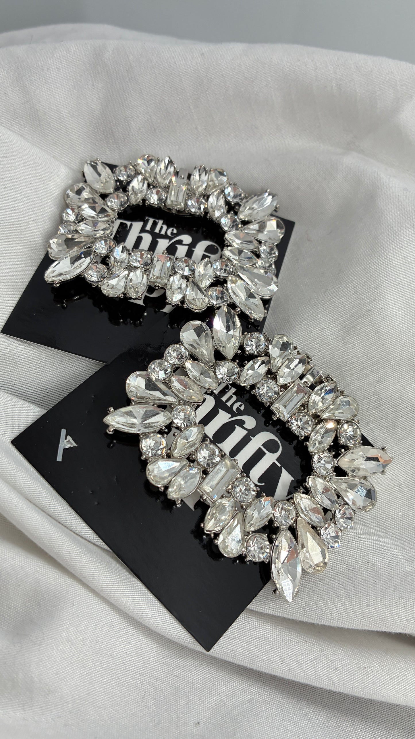 Rhinestone Crystal Shoe Clips