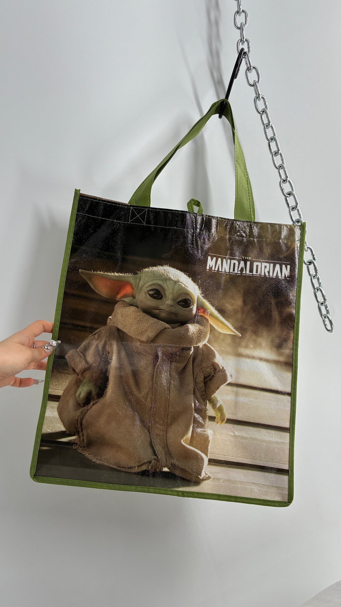 Baby Yoda Star Wars Reusable Grocery Tote Bag