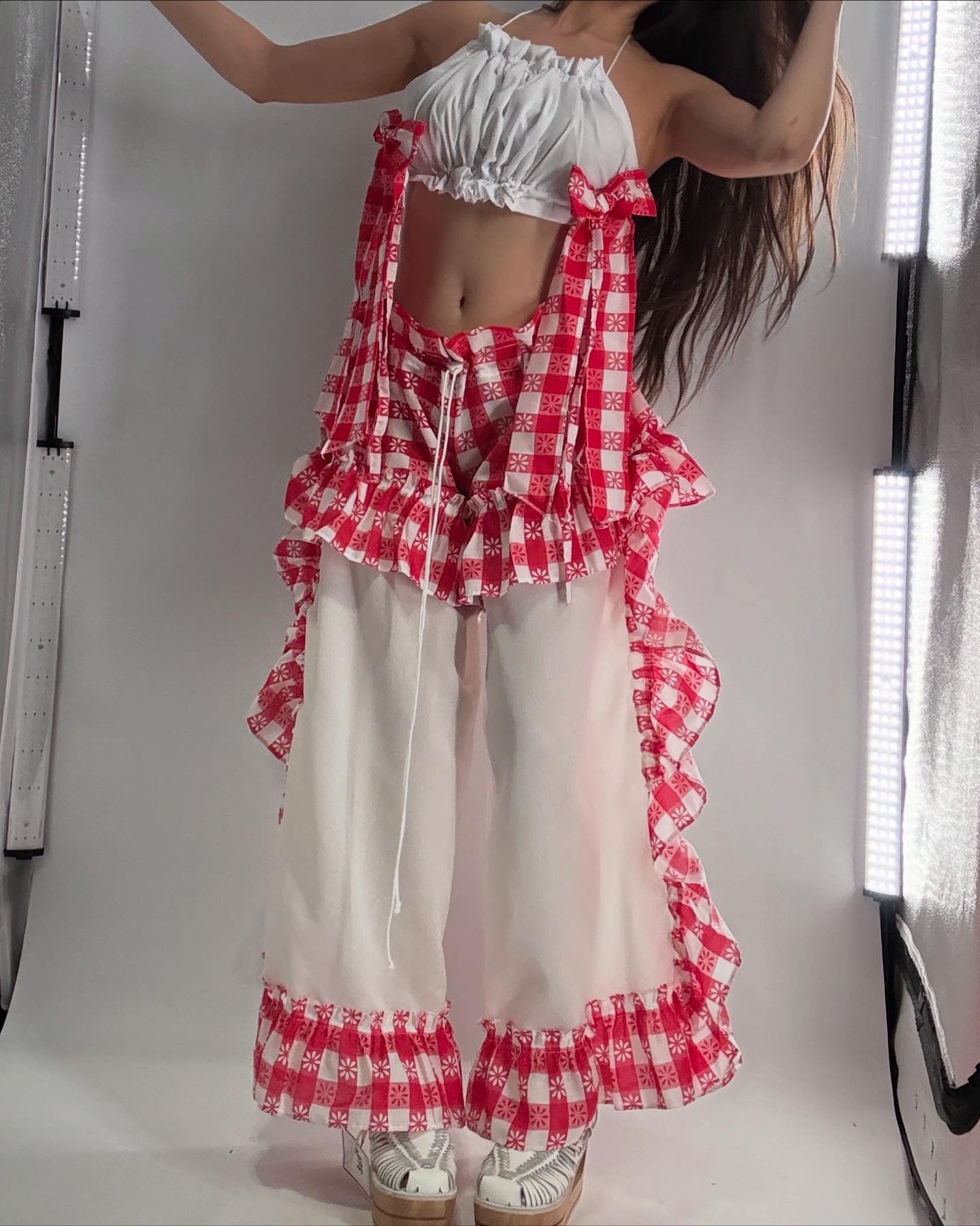 Vintage Handmade Picnic Two Piece Set (XS-M)