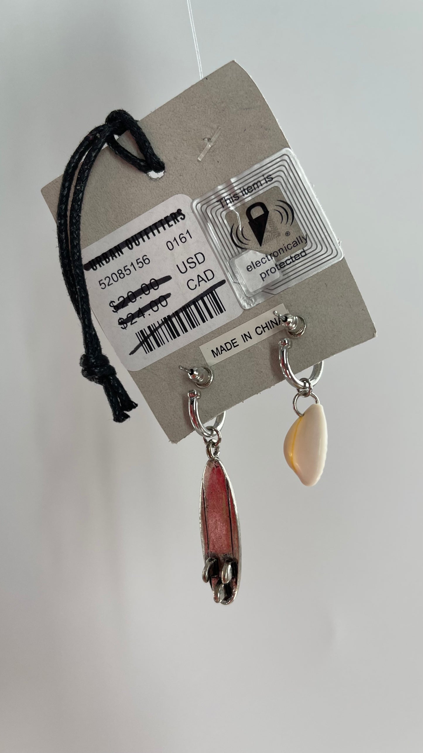 Urban Outfitters Surf Scene Shell and Surfboard Earring