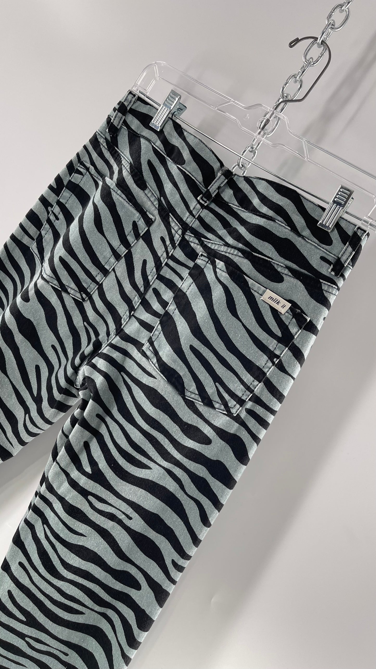 Milk It Baby Blue Kickflares in Zebra Patterning (26)