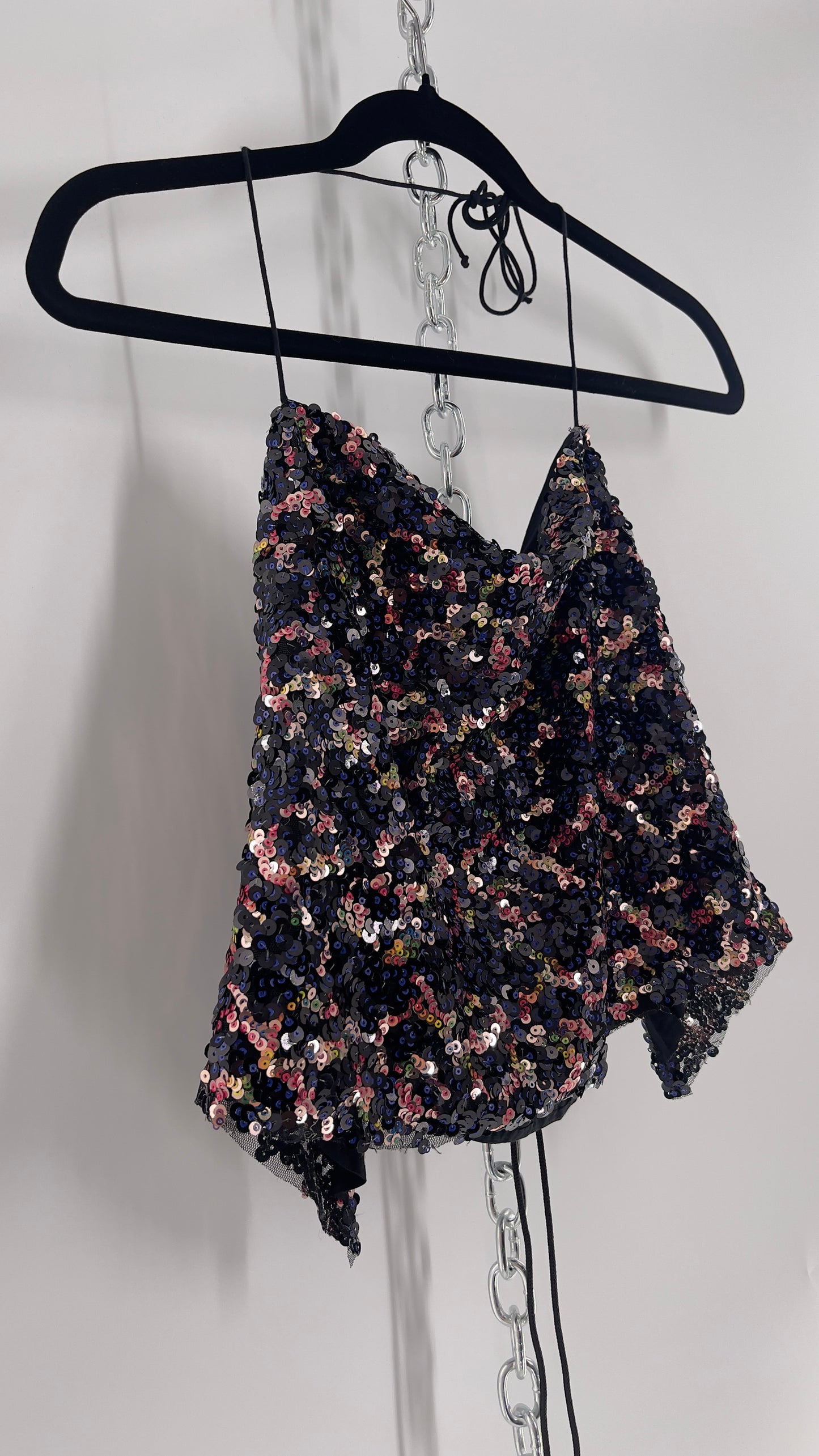 Urban Outfitters Multicolored Sequin Top (Medium)