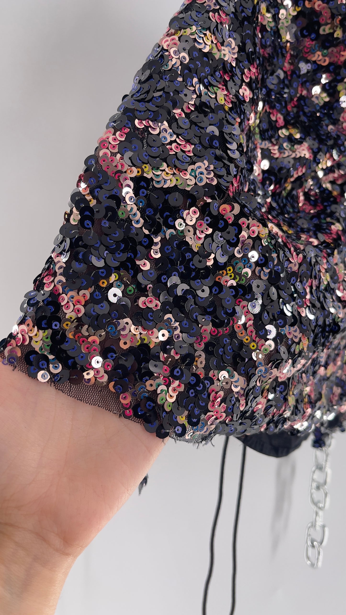Urban Outfitters Multicolored Sequin Top (Medium)