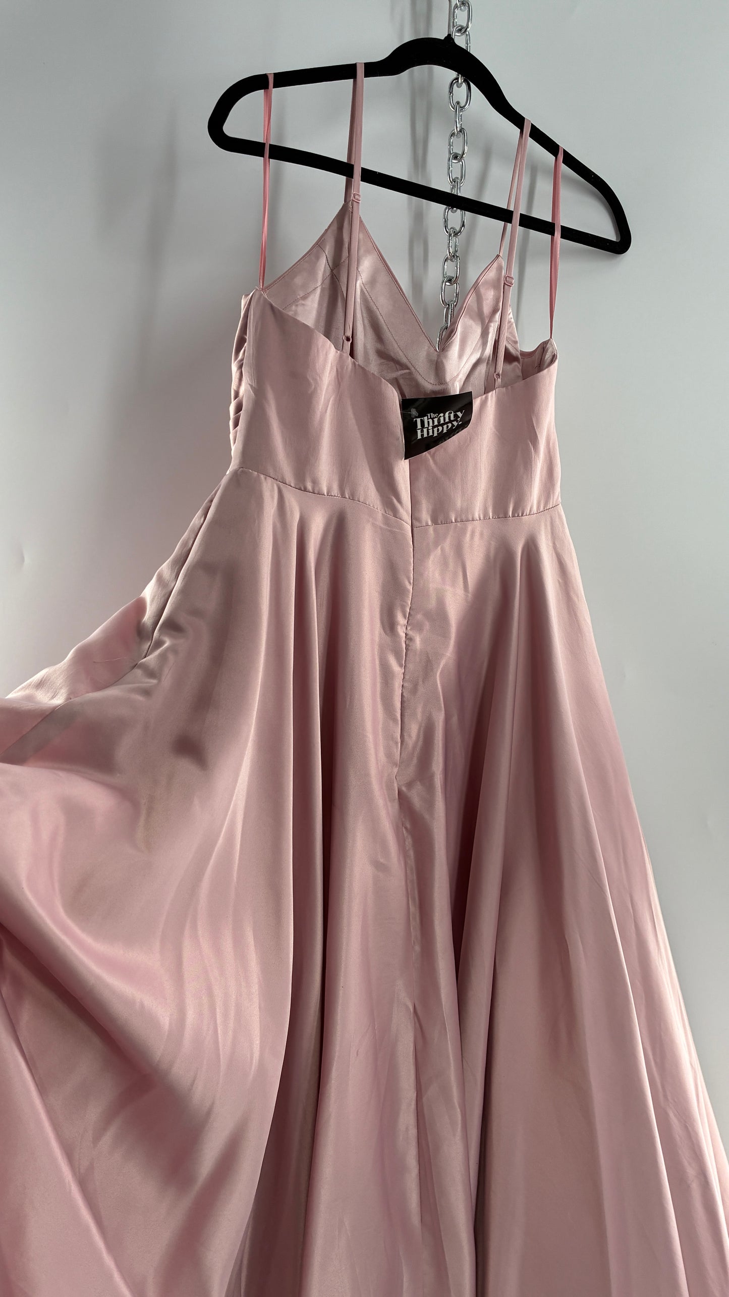Vintage DANCING QUEEN Dusty Pink Voluminous Ballgown with Multiple Layers of Tulle (XL)