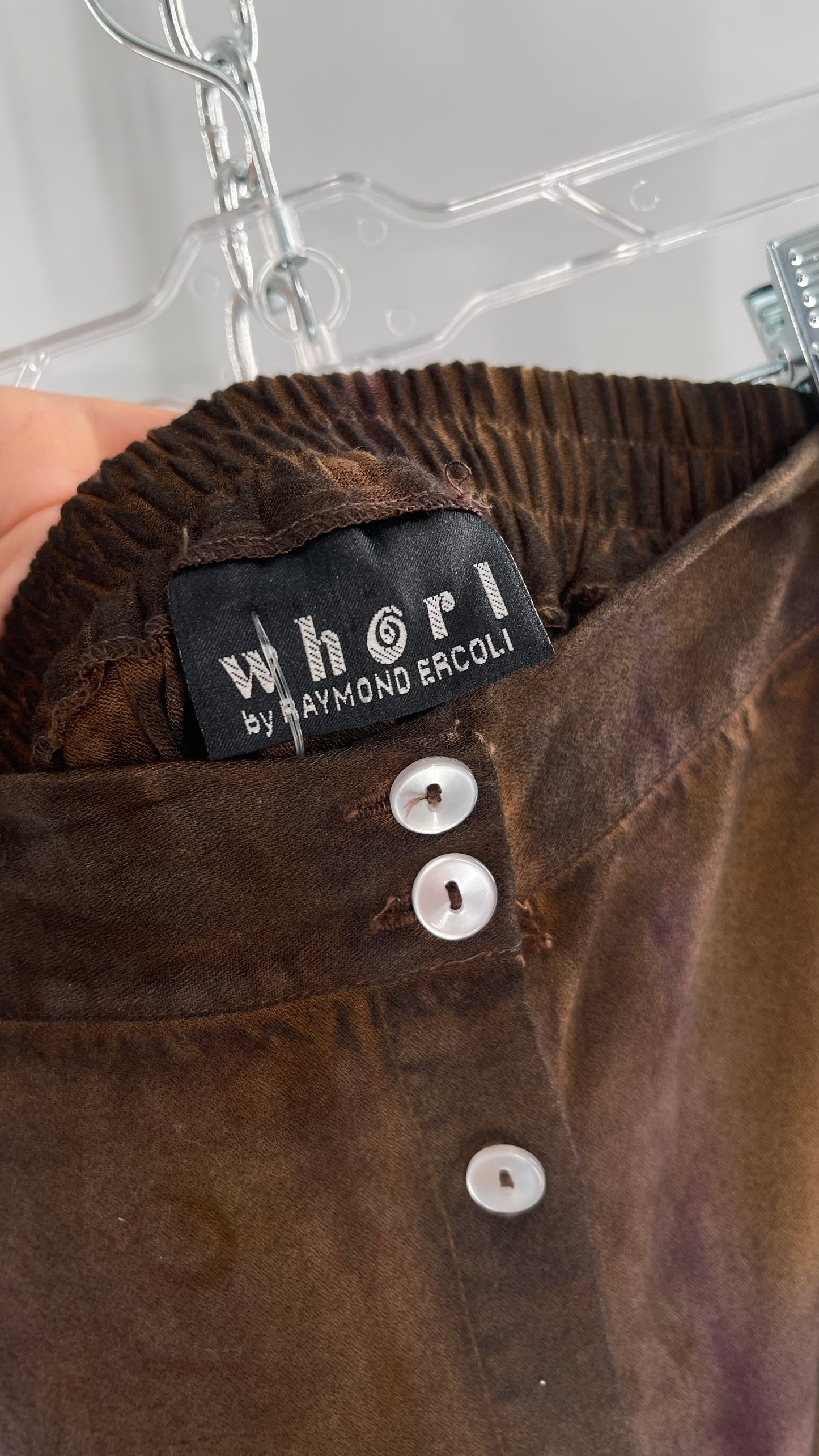 Vintage WHORL Raymond Ercoli Brown Tie Dyed (One Size)