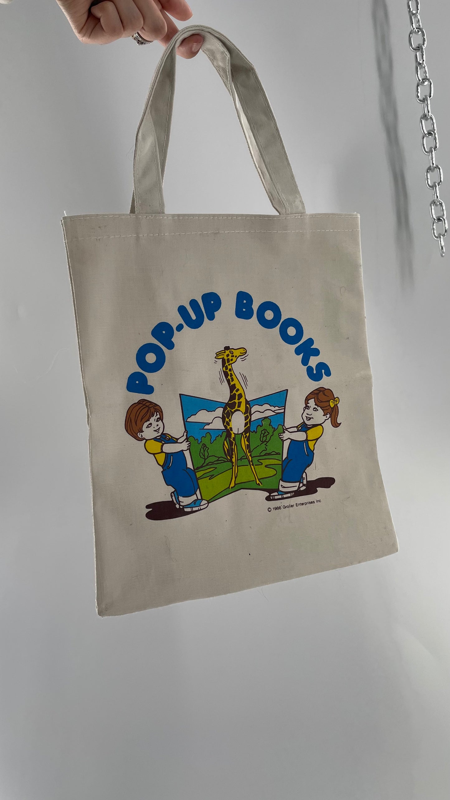1986 Pop Up Books Mini Tote