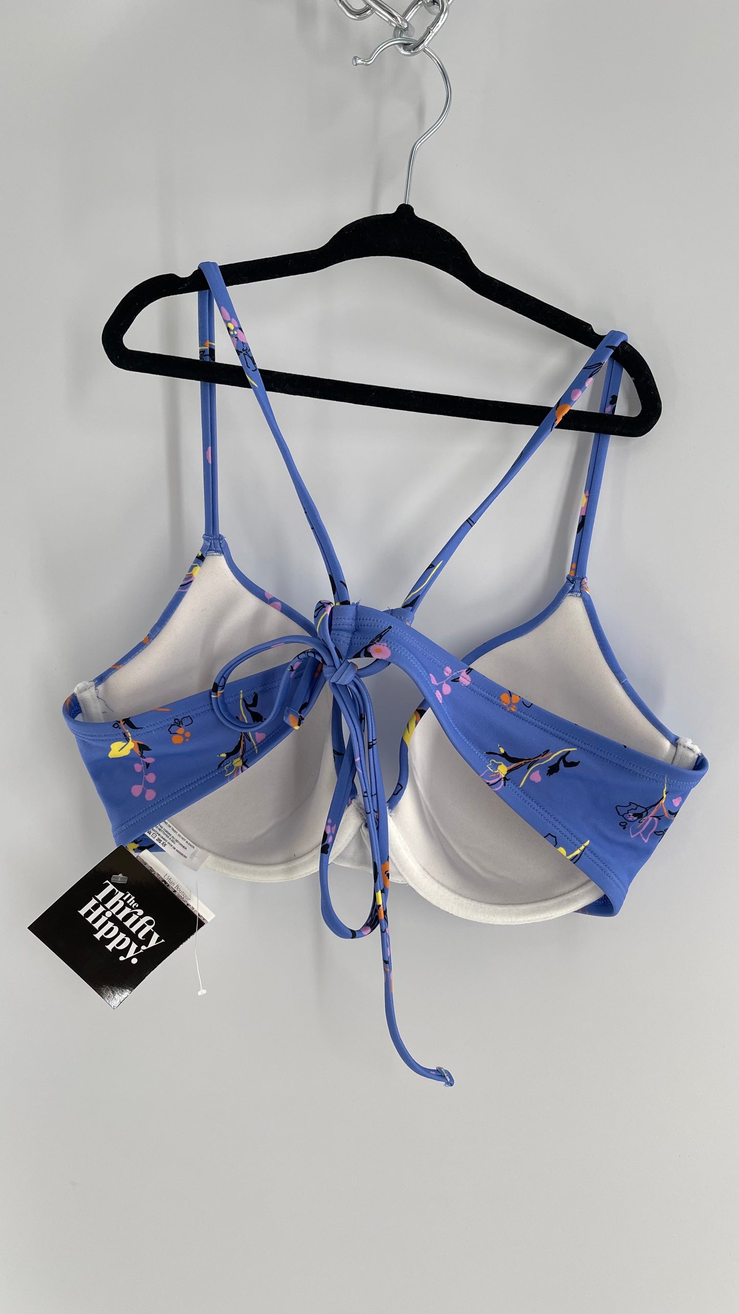 Urban Outfitters Out From Under Blue Periwinkle Underwire Swim Top (XL)