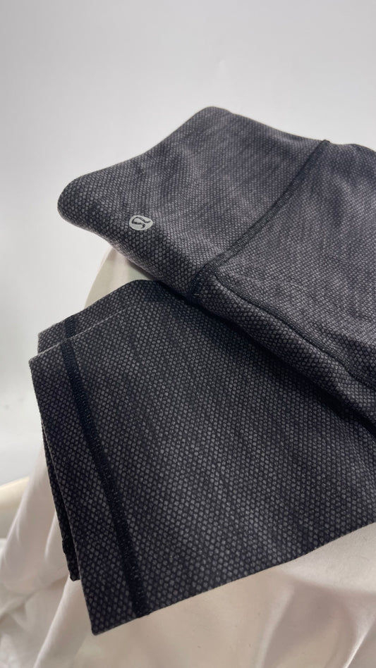 Lululemon Dark Charcoal/Slate Grey Capris (Small)