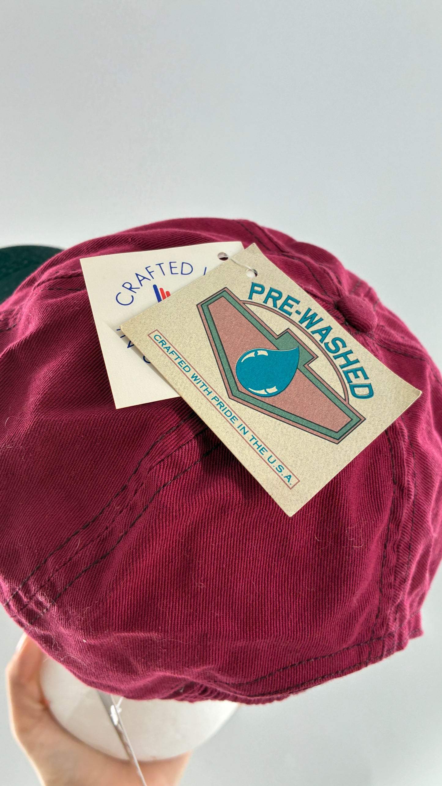 Deadstock Vintage 1980s NORDICA Sportswear Baseball Hat with Tags Attached