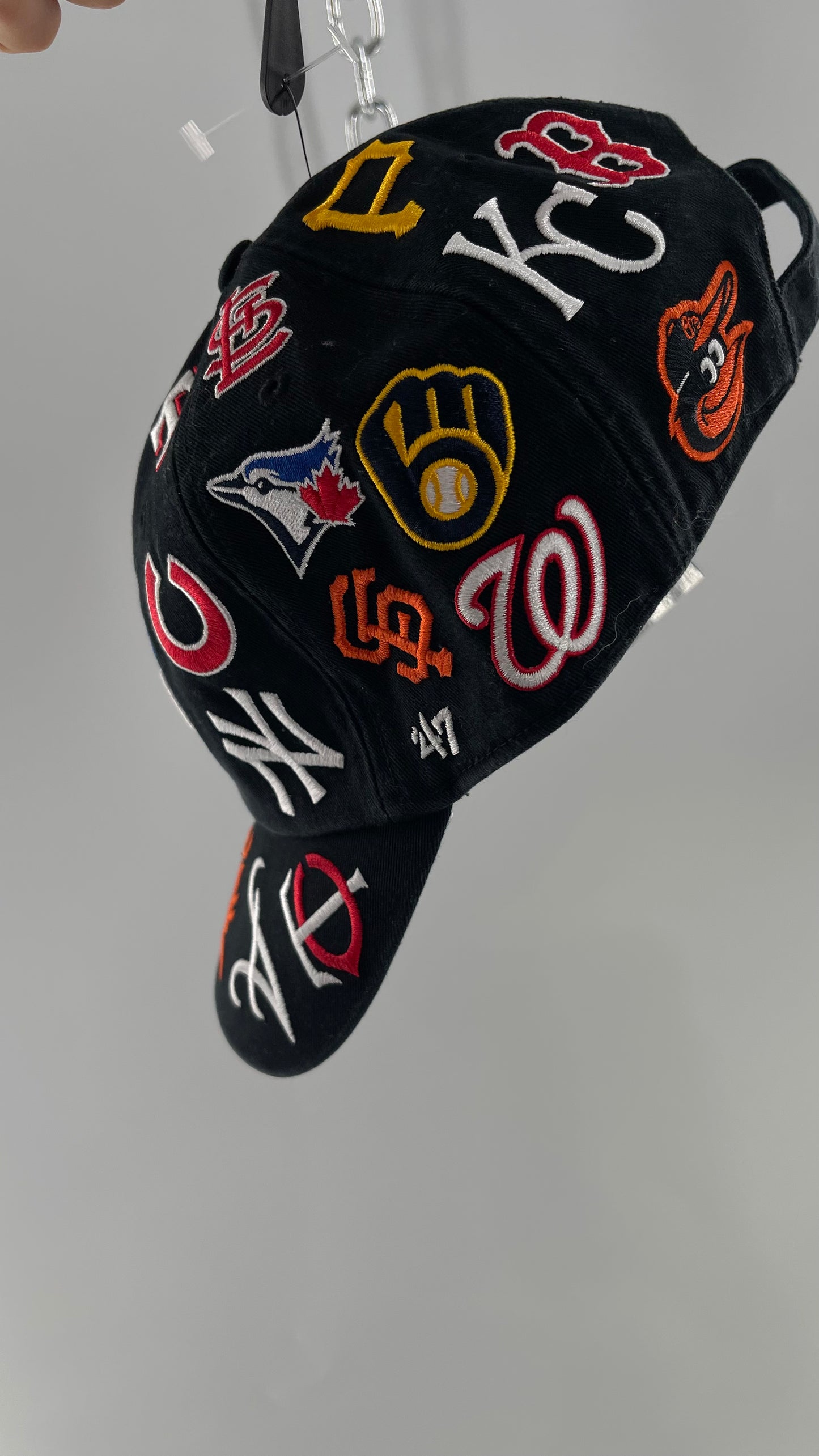 MLB Black Logo Baseball Hat