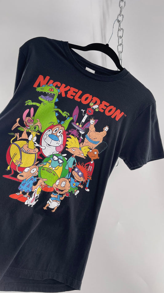 Vintage Old School Nickelodeon T Shirt (S)
