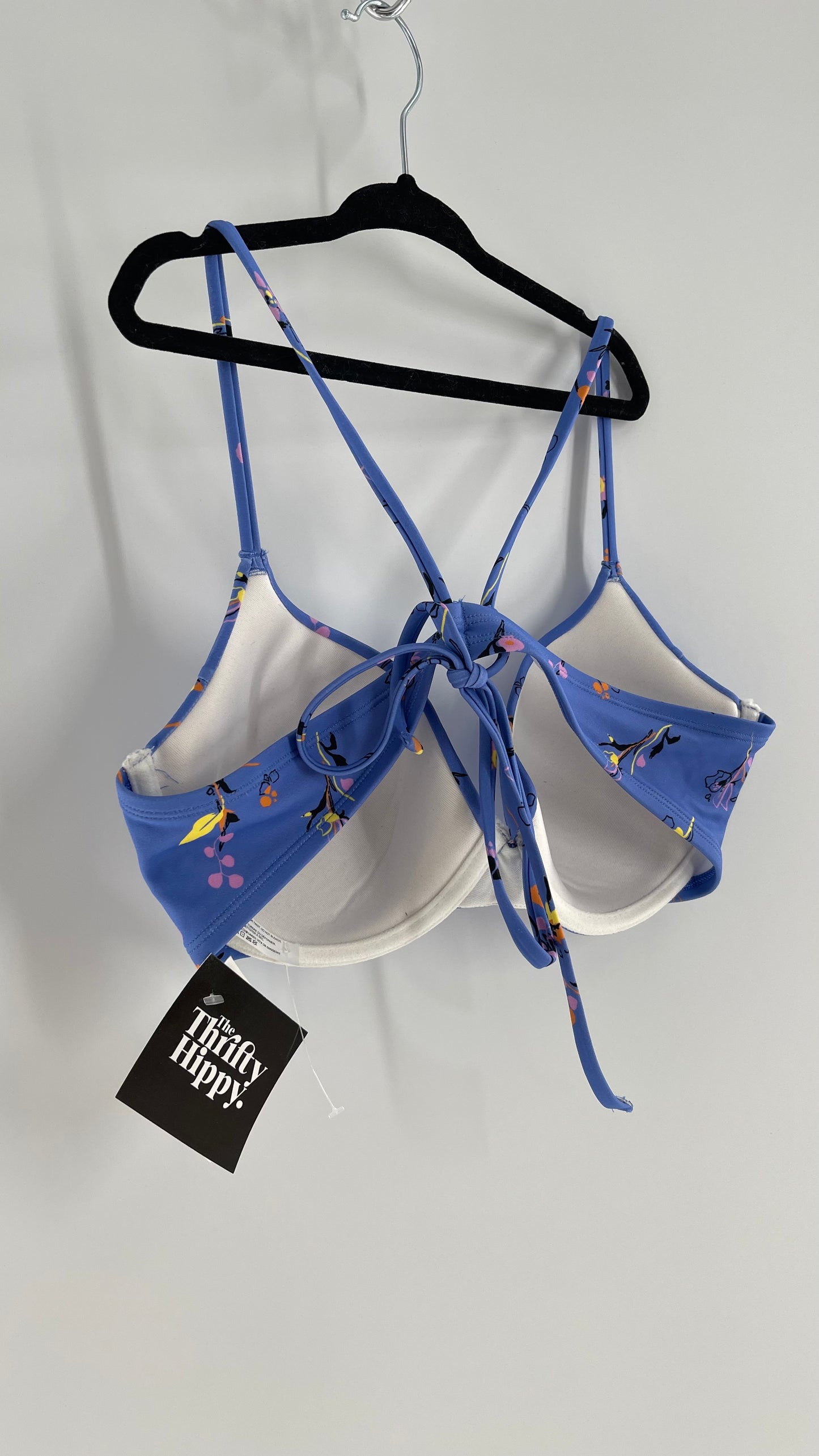 Urban Outfitters Out From Under Blue Periwinkle Underwire Swim Top (XL)