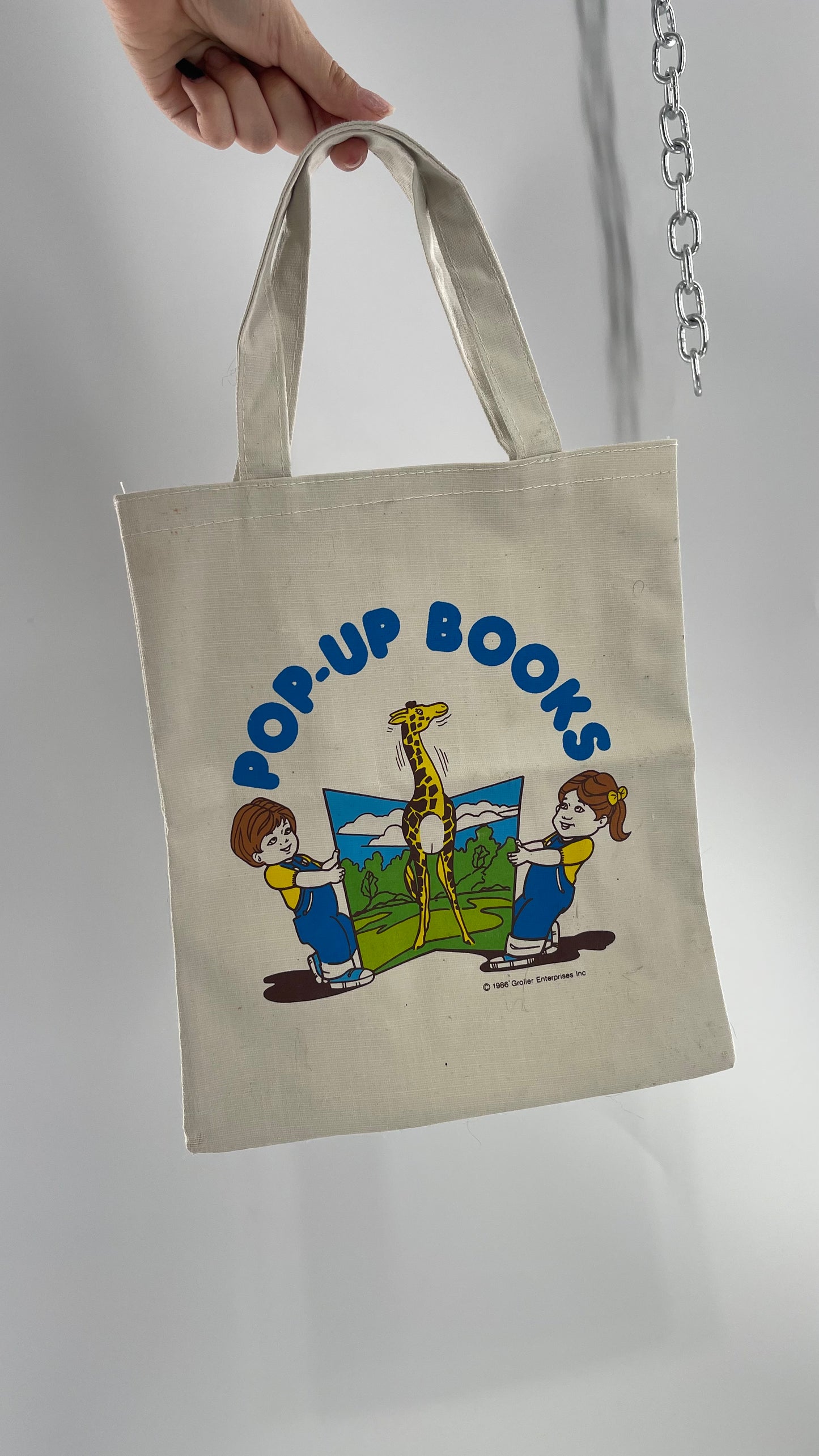1986 Pop Up Books Mini Tote