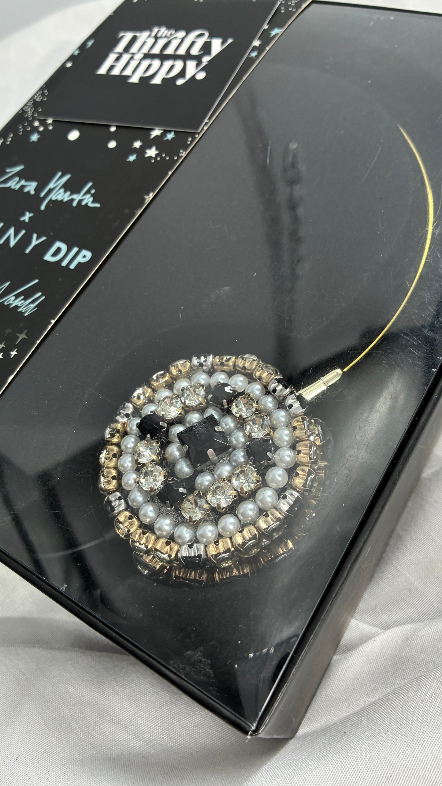 Free People Embellished Rhinestone Headphones