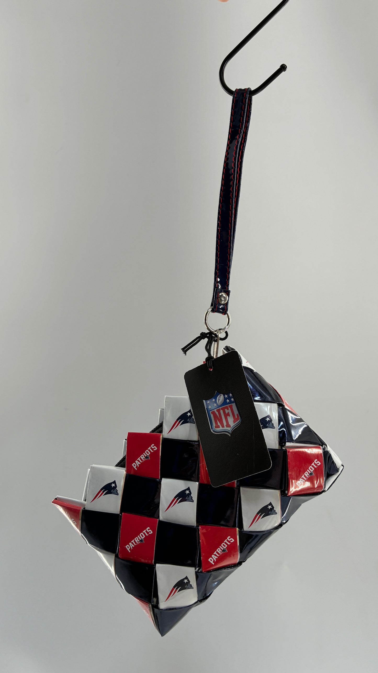 Deadstock Vintage PATRIOTS OLLIN NFL Wristlet Made in Mexico