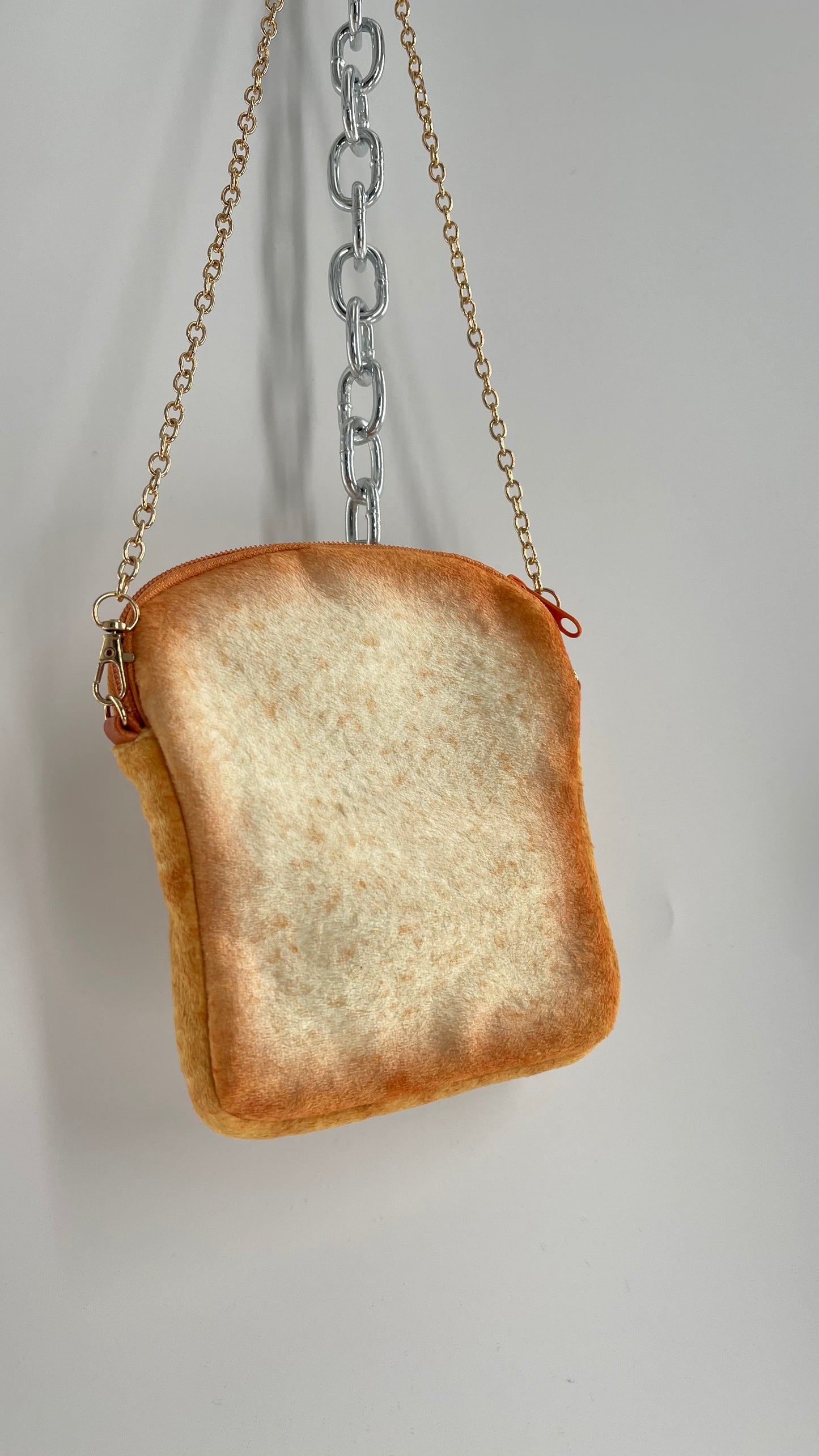 Toast Purse with Egg and Bacon Strips- Breakfast on The Go Bag