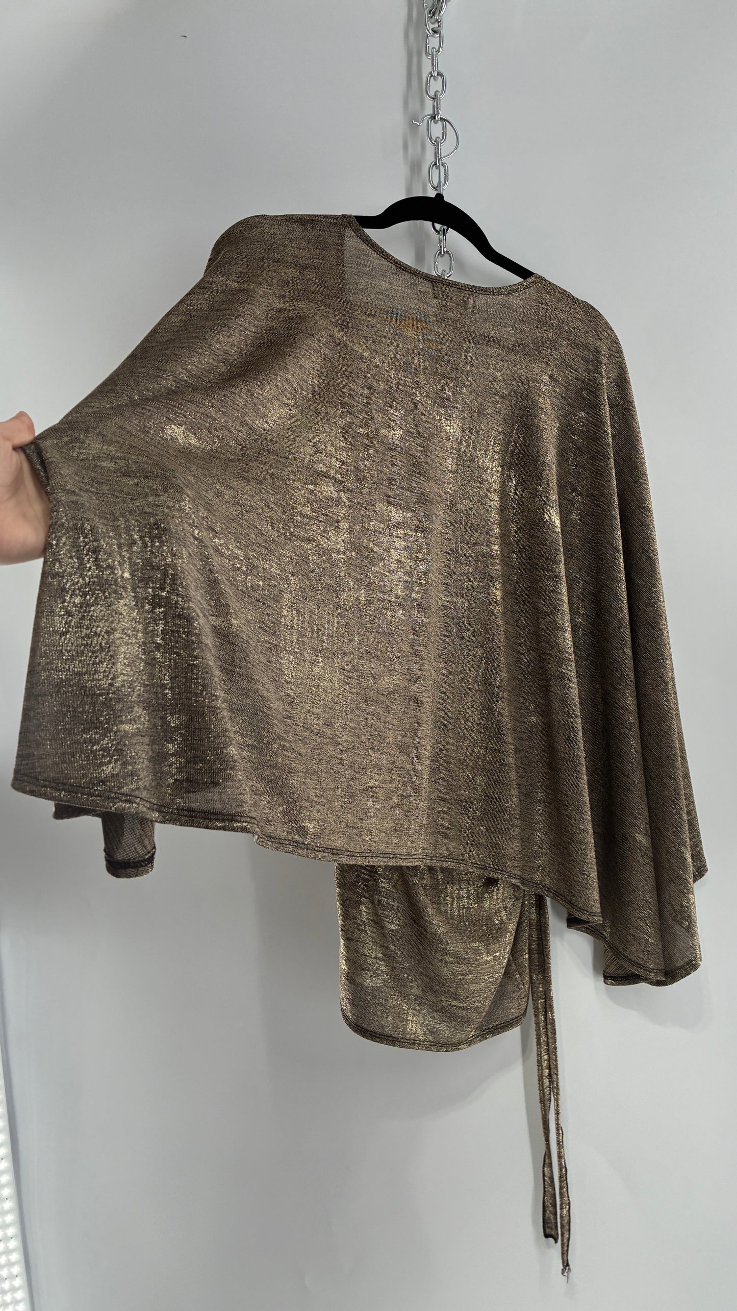Free People Multi Metal Tone Cape (One Size)