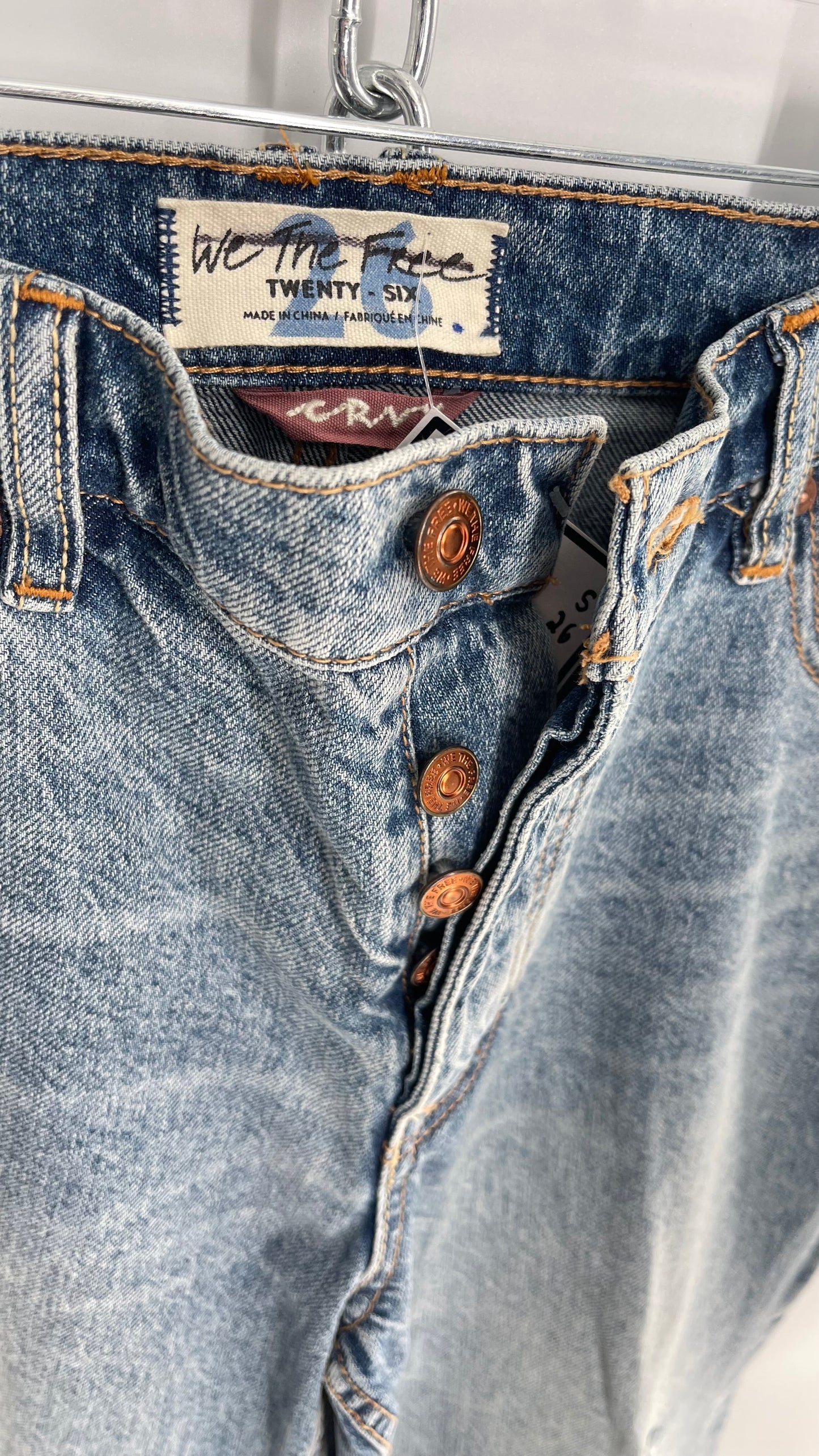 Free People Distressed Jeans with Tags Attached (26)