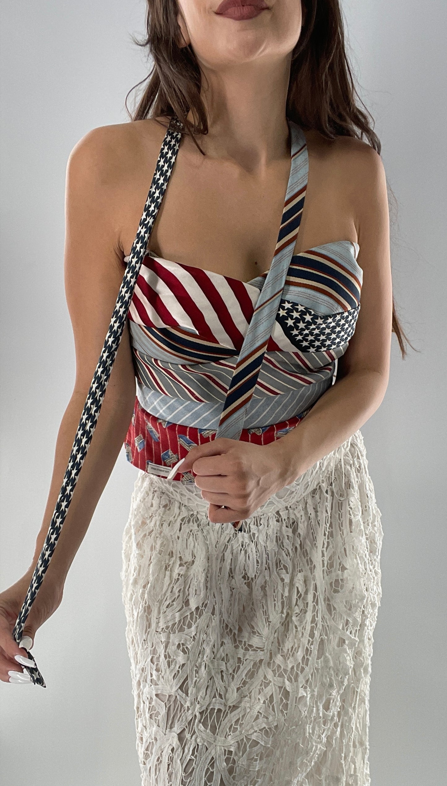 All Tied Up Custom Fourth of July (One Size)
