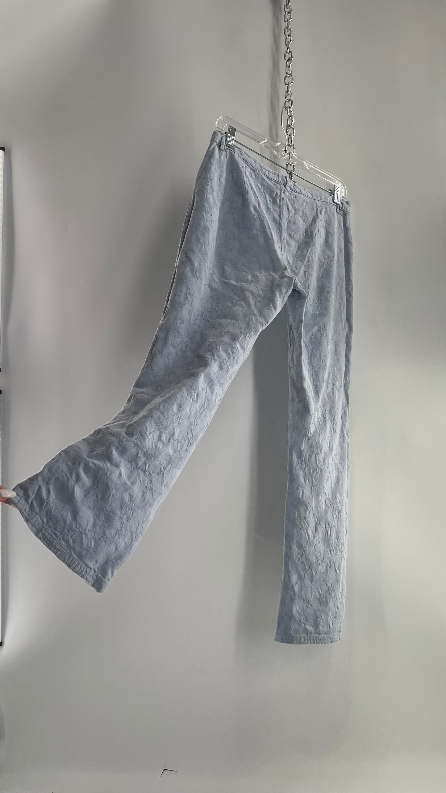 Vintage DEMOCRACY Embroidered, Textured Kickflares (8 Petite)