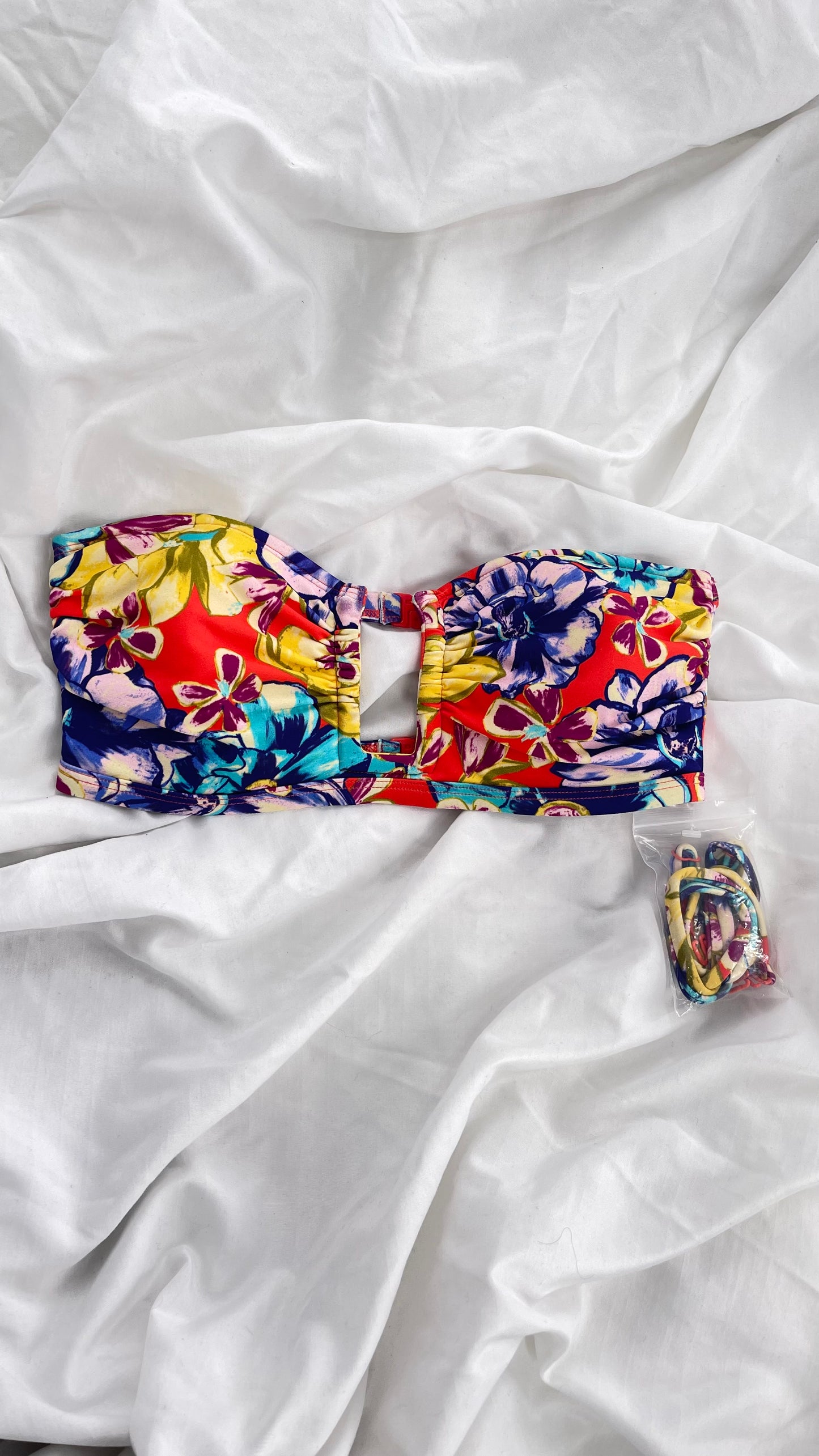 Urban Outfitters Out From Under Tropical Floral Swim Top (Small)