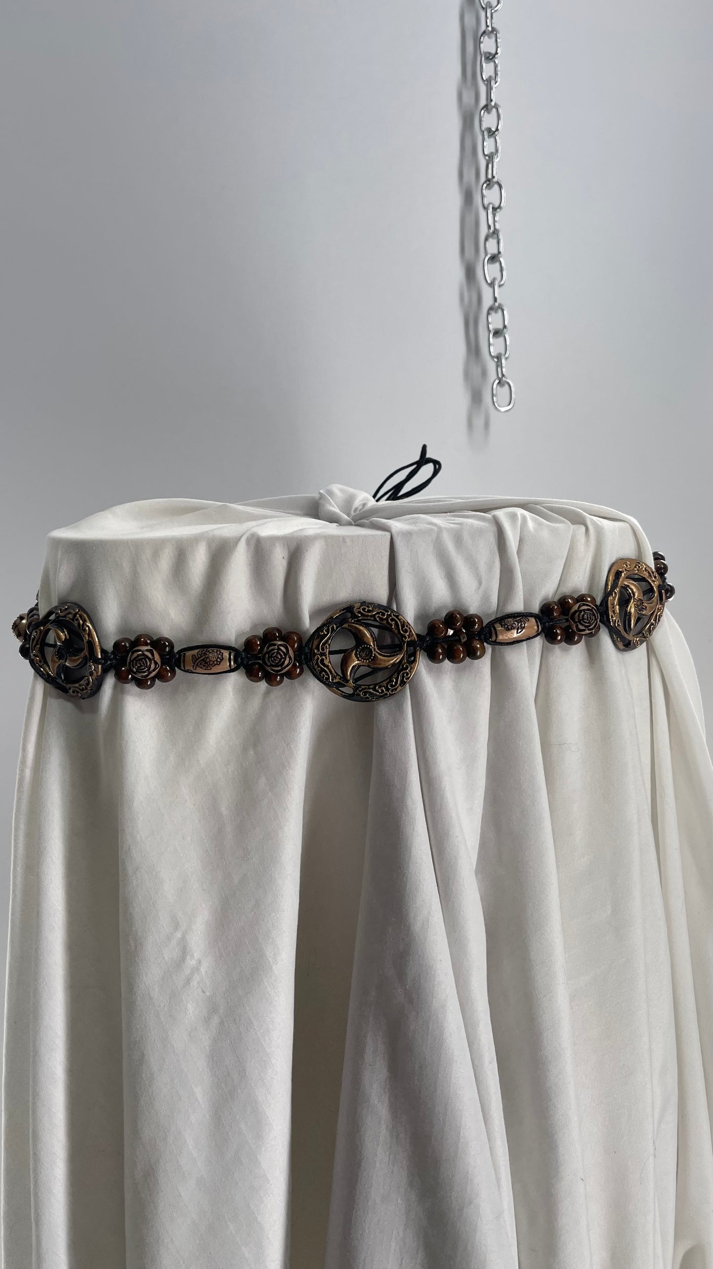 Vintage Beaded Bey Blade Tropical Belt (One Size)