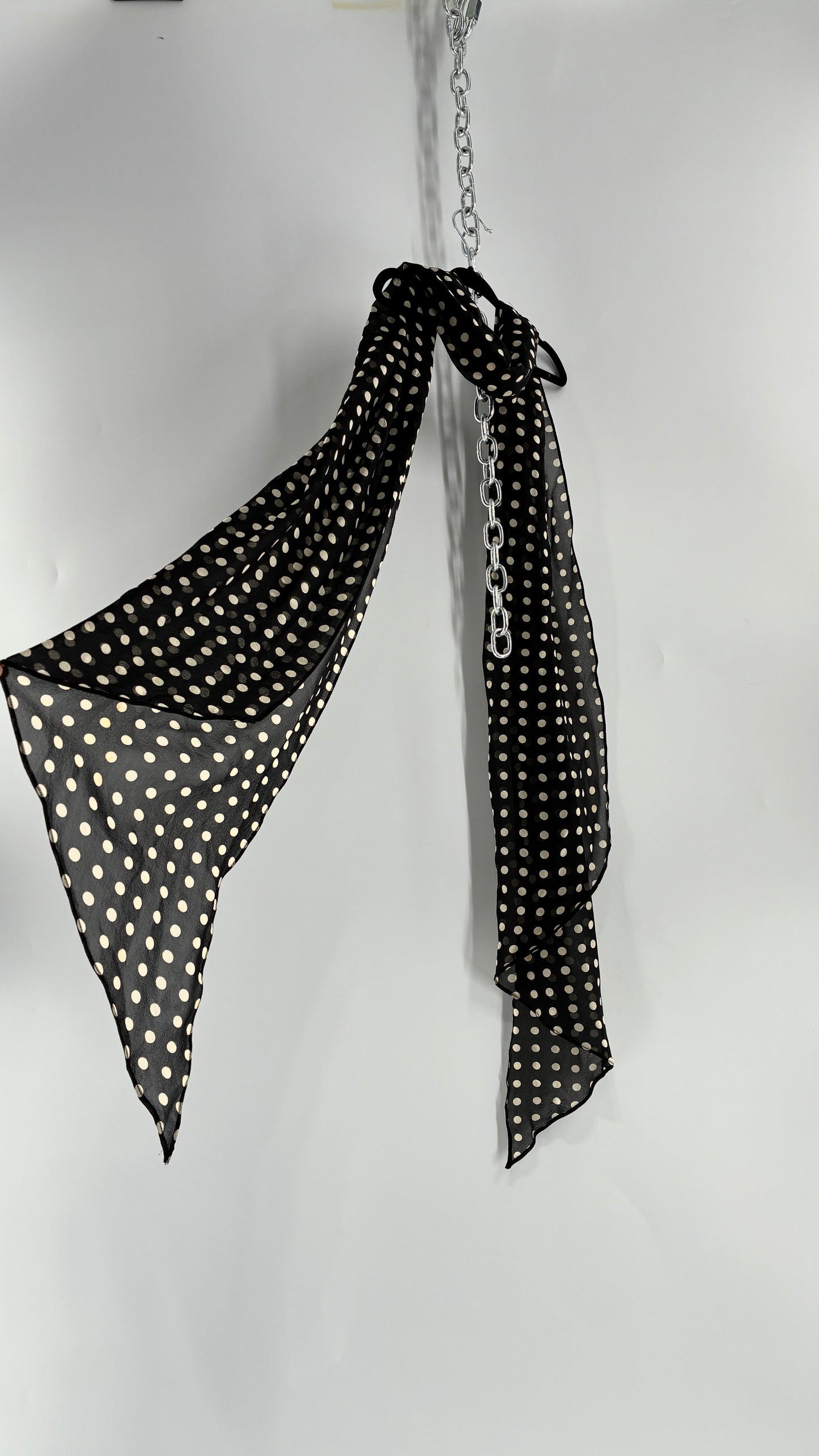 Vintage Polka Dot Scarf