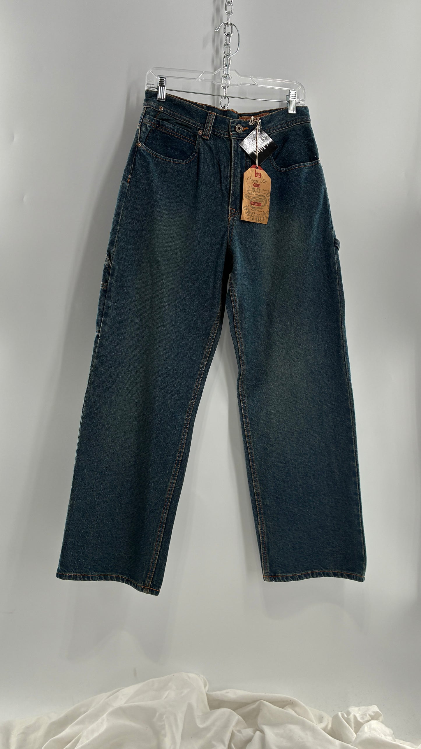 Deadstock Vintage Ecko Unlimited Baggy Fit Cargo Jeans (16Y)