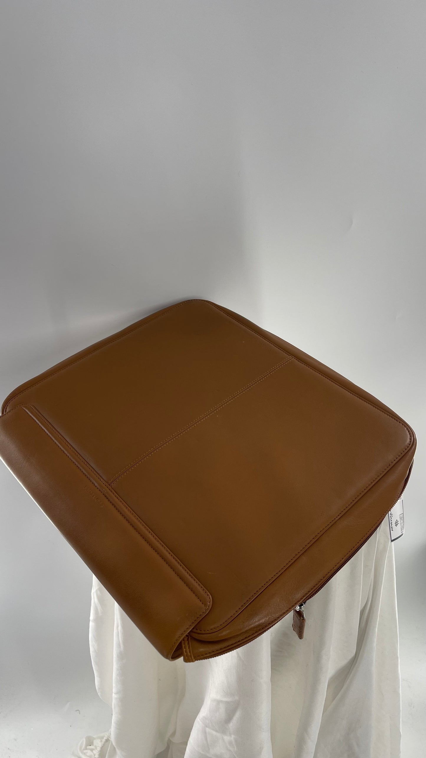 Levenger Genuine Leather Laptop Case/Briefcase Binder Portfolio
