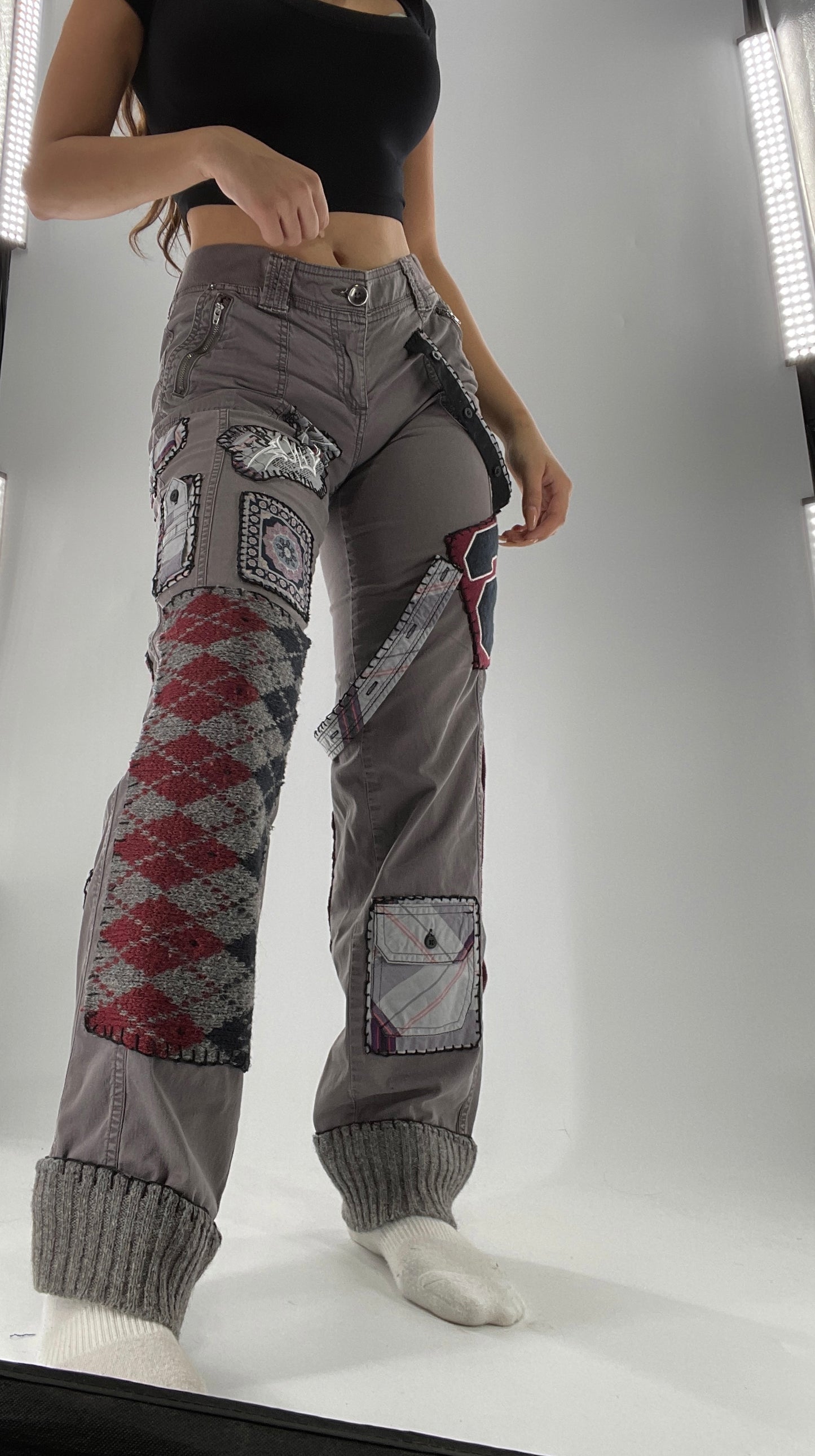 CUSTOM Handmade Patchwork Straight Legs (4)