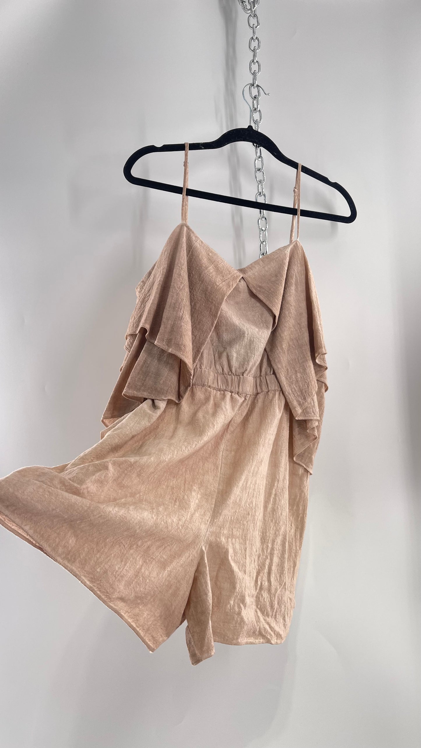 Amadi Anthropologie Crimped 100% Cotton Romper (XL)