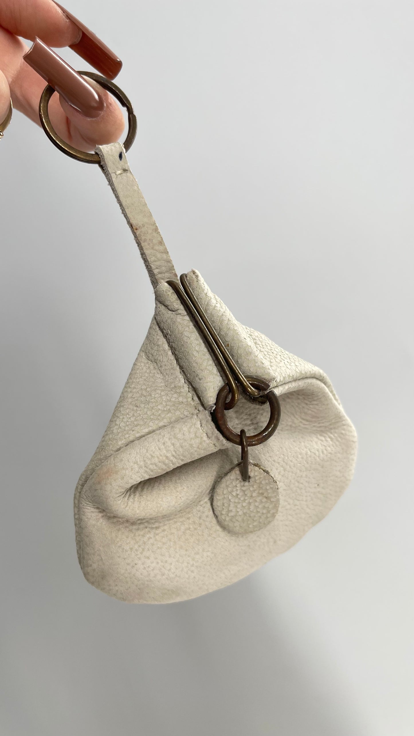 Free People Cream Mini Purse