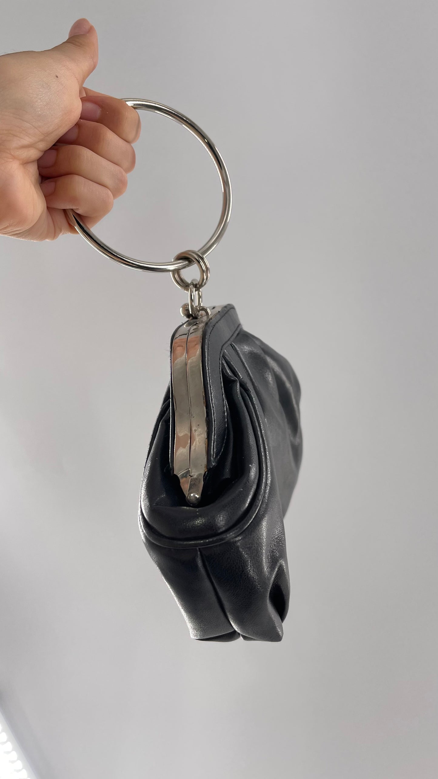 ALDO Black Leather Mini Purse