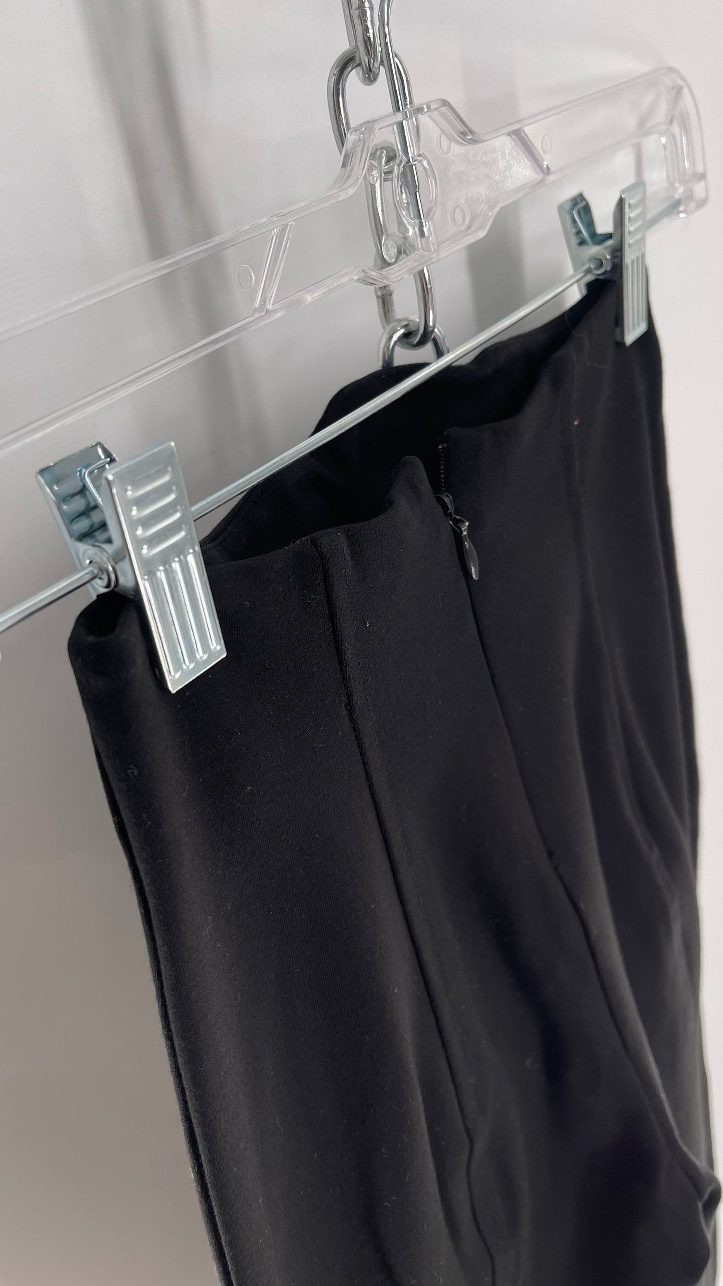 Urban Outfitters Silence + Noise Black High Waisted Pleated Pants with Built In Buttoned/Corset Detailing (XS)