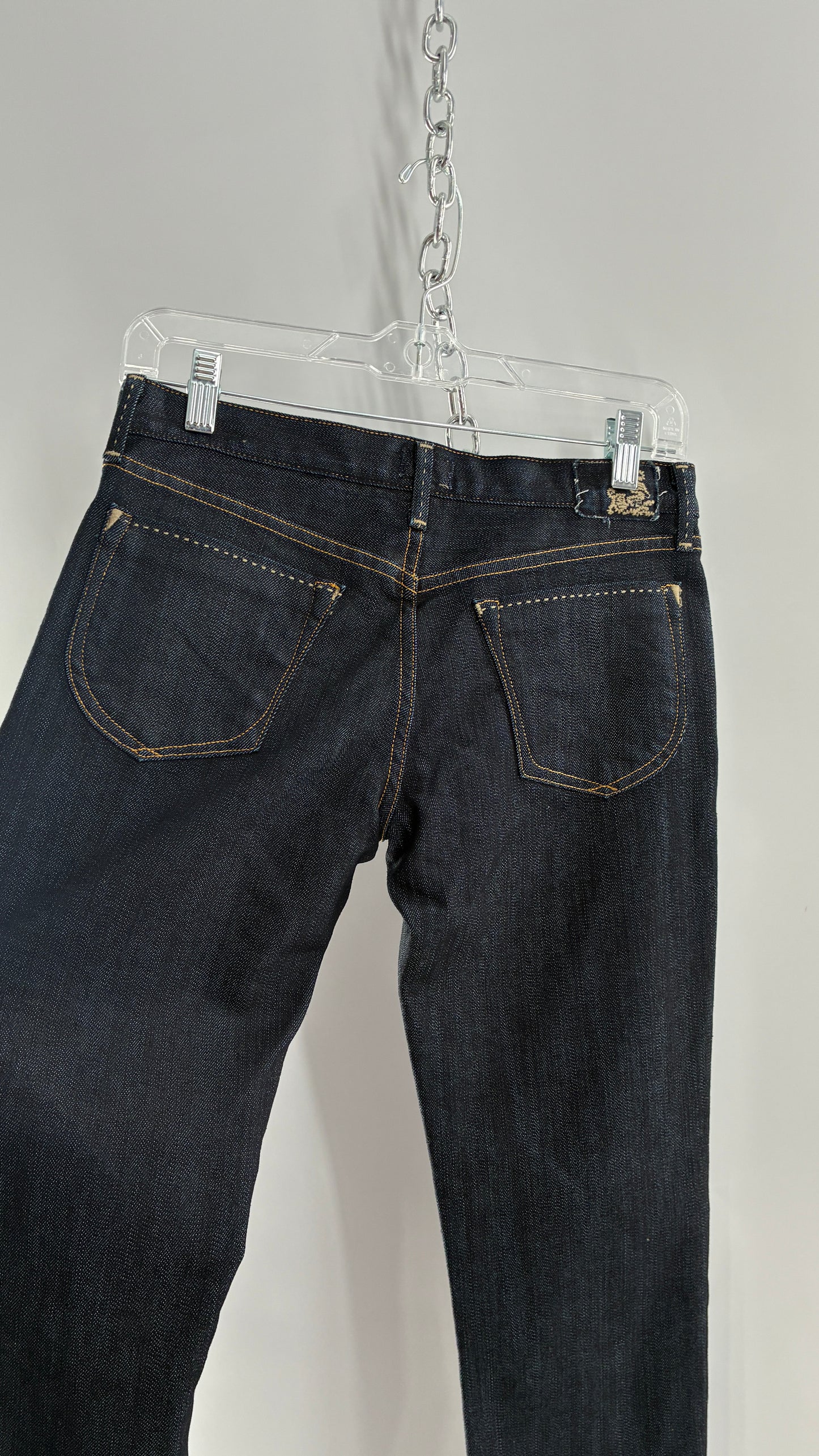 Vintage GOLD SIGN Dark Wash Low Rise Jeans (26)