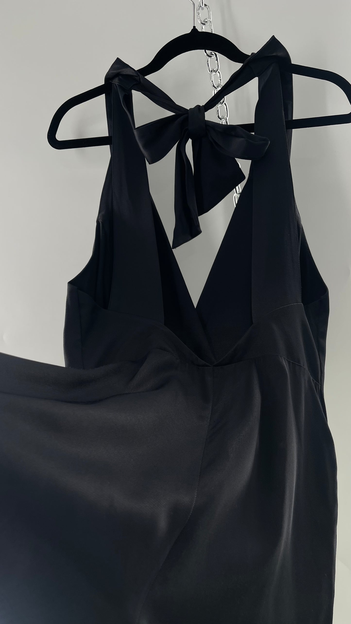 Free People Black Blazer Tuxedo Sleeveless Romper Jumpsuit (S)